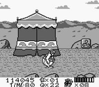 une photo d'Ã©cran de Asterix et Obelix (Game Boy) sur Nintendo Game Boy